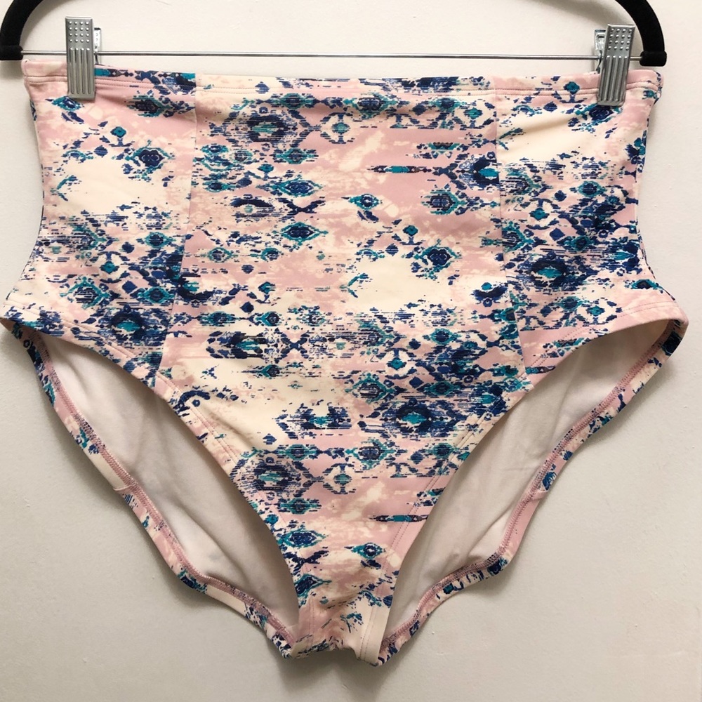 Adore Me High Waist Swim Bottoms. Size 1X